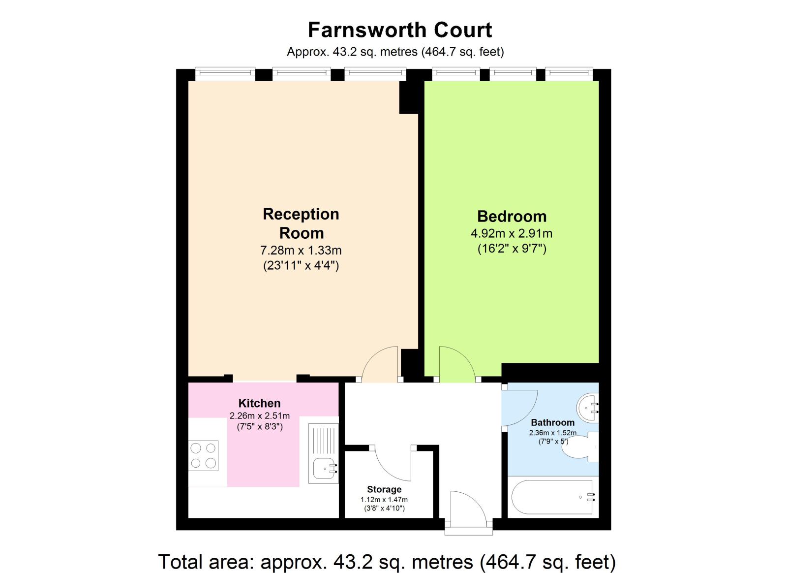 Floorplan for West Parkside, Farnsworth Court West Parkside, SE10