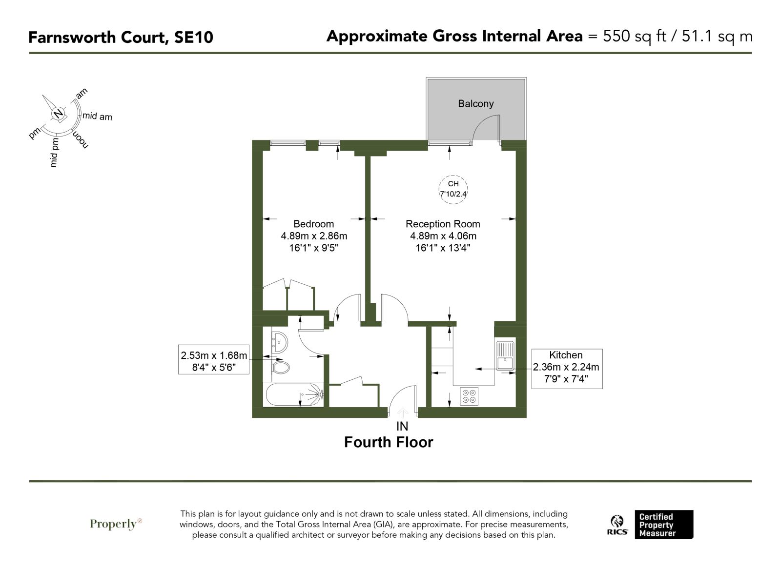 Floorplan for West Parkside, Farnsworth Court West Parkside, SE10