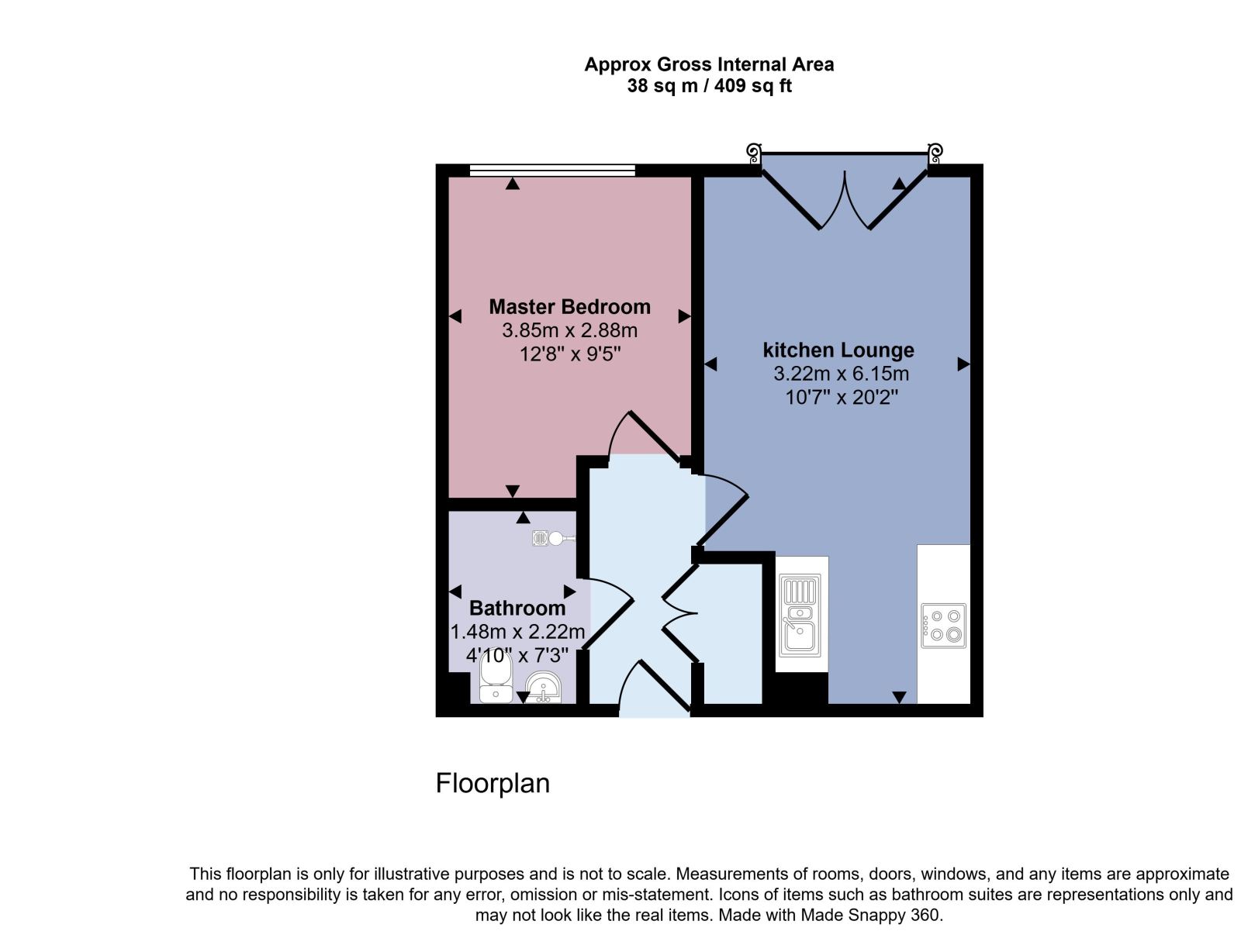 Floorplan for Marischal Road, London, SE13